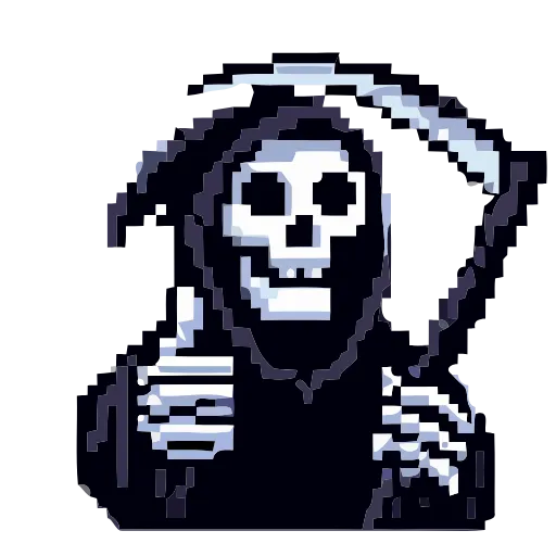 💀 Эмодзи «Grim Reaper» для Telegram