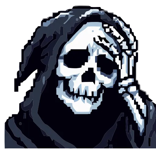 💀 Эмодзи «Grim Reaper» для Telegram