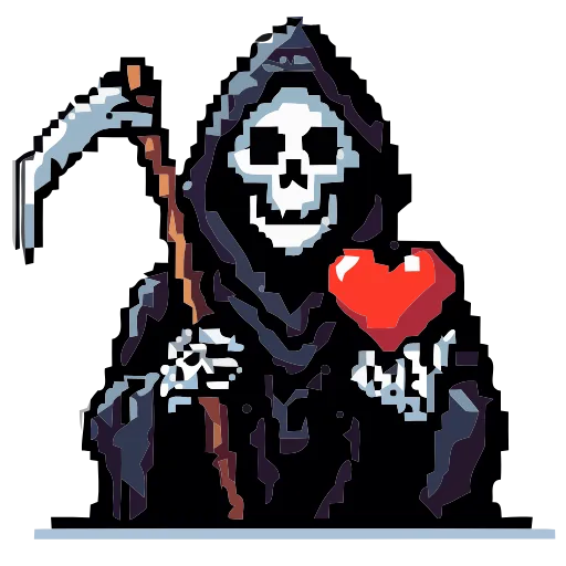 💀 Эмодзи «Grim Reaper» для Telegram