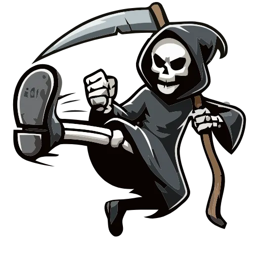 💀 Эмодзи «Grim Reaper» для Telegram