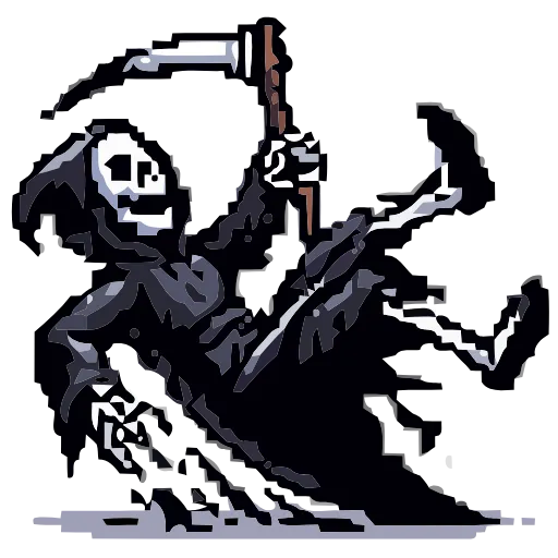 💀 Эмодзи «Grim Reaper» для Telegram