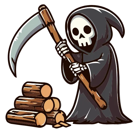 💀 Эмодзи «Grim Reaper» для Telegram