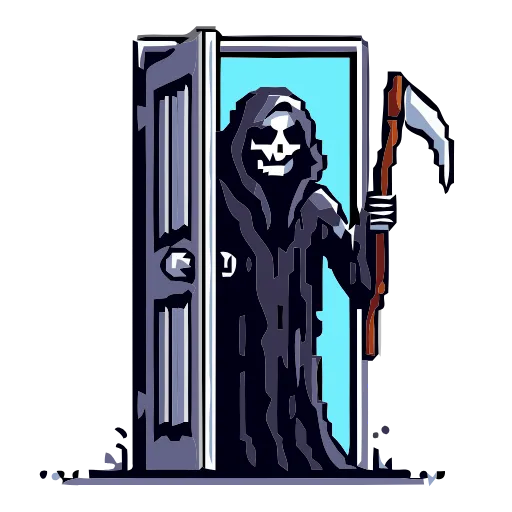 💀 Эмодзи «Grim Reaper» для Telegram