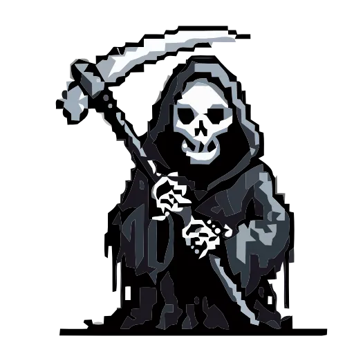 💀 Эмодзи «Grim Reaper» для Telegram