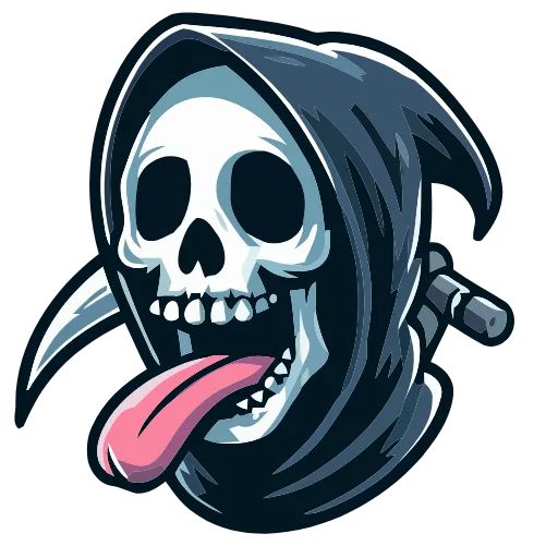 💀 Эмодзи «Grim Reaper» для Telegram
