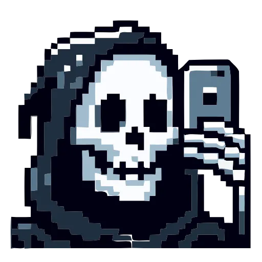 💀 Эмодзи «Grim Reaper» для Telegram