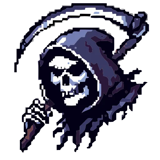 💀 Эмодзи «Grim Reaper» для Telegram