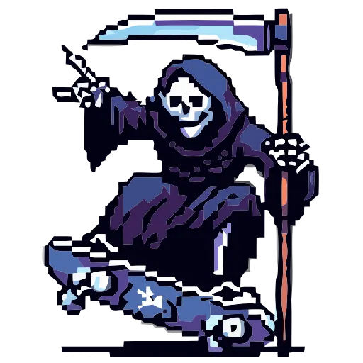 💀 Эмодзи «Grim Reaper» для Telegram