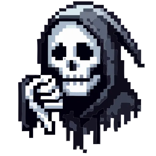 💀 Эмодзи «Grim Reaper» для Telegram