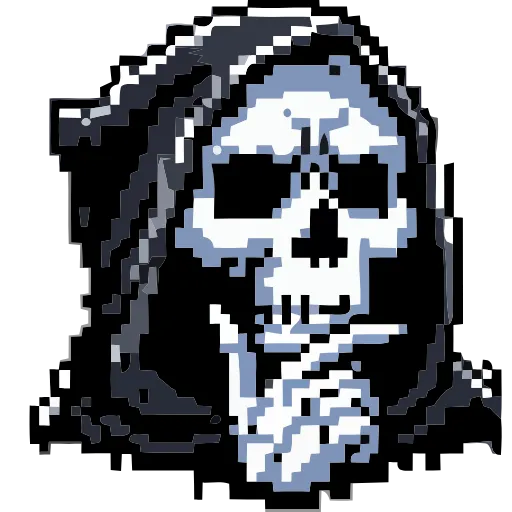 💀 Эмодзи «Grim Reaper» для Telegram