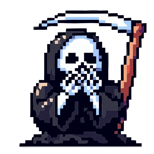 💀 Эмодзи «Grim Reaper» для Telegram