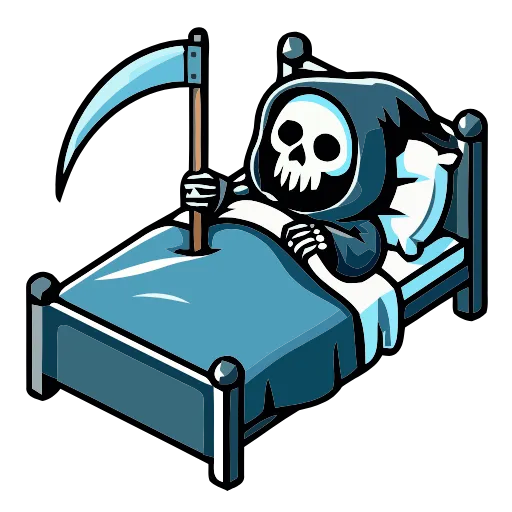 💀 Эмодзи «Grim Reaper» для Telegram