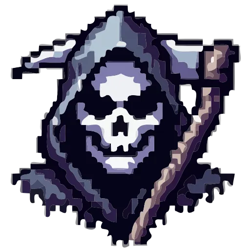 Эмодзи Grim Reaper для Telegram — скачать