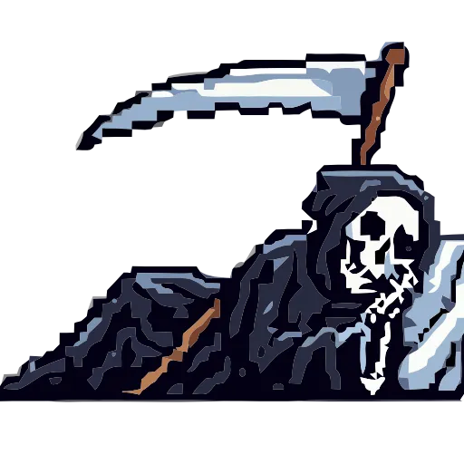 💀 Эмодзи «Grim Reaper» для Telegram