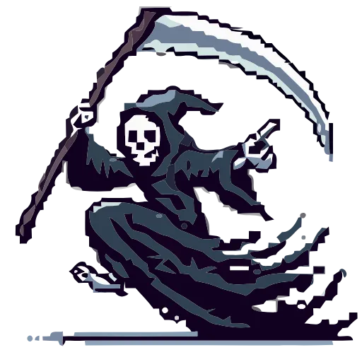 💀 Эмодзи «Grim Reaper» для Telegram