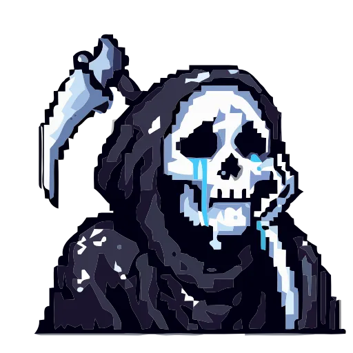 💀 Эмодзи «Grim Reaper» для Telegram