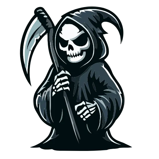 💀 Эмодзи «Grim Reaper» для Telegram