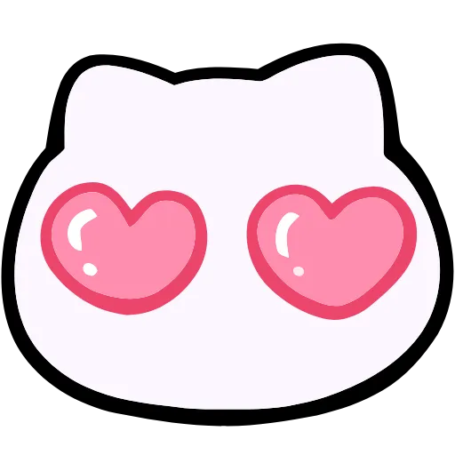 😍 Эмодзи «Nachoneko» для Telegram