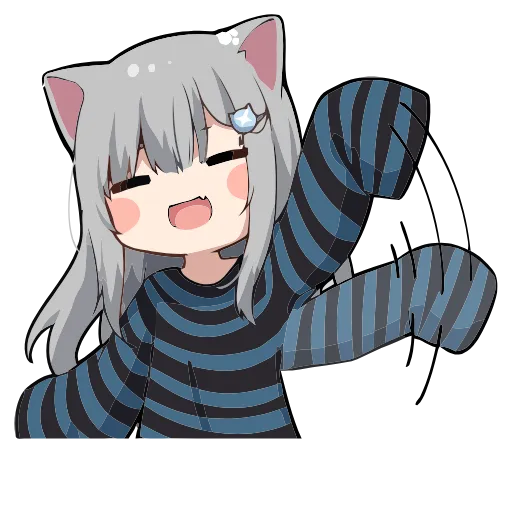 👋 Эмодзи «Nachoneko» для Telegram