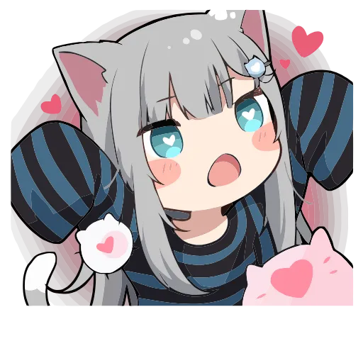 🥰 Эмодзи «Nachoneko» для Telegram