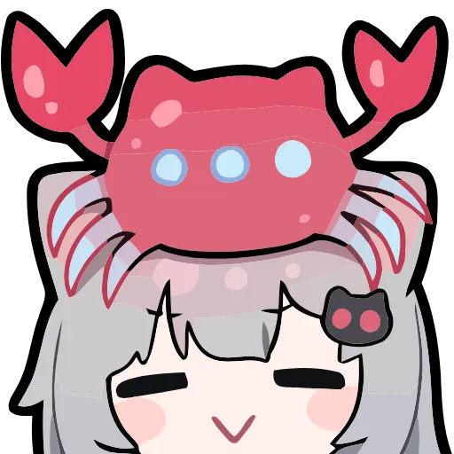 🦀 Эмодзи «Nachoneko» для Telegram