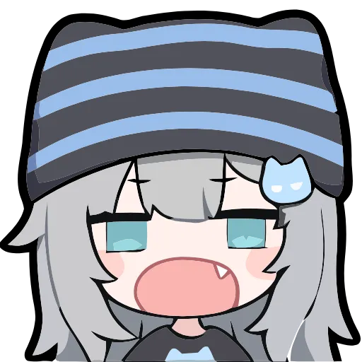 😃 Эмодзи «Nachoneko» для Telegram