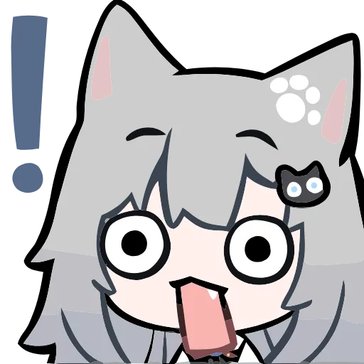 ❕ Эмодзи «Nachoneko» для Telegram