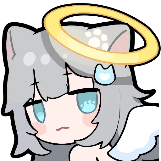 😇 Эмодзи «Nachoneko» для Telegram