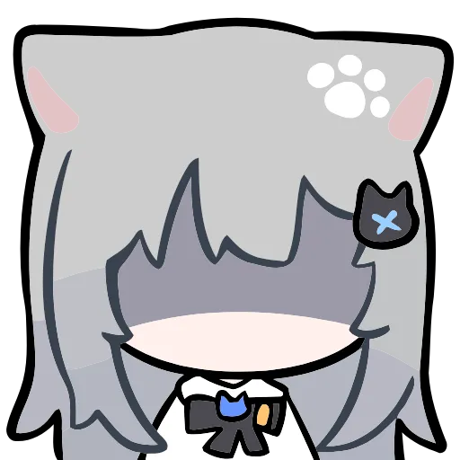 😶 Эмодзи «Nachoneko» для Telegram