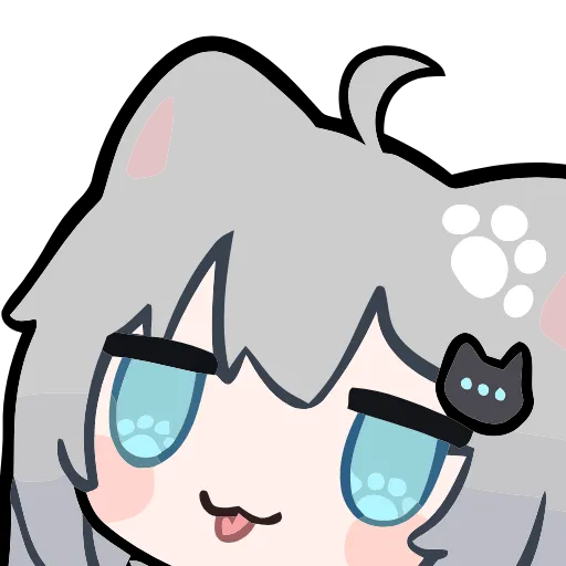 😛 Эмодзи «Nachoneko» для Telegram