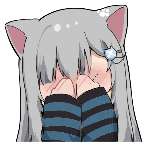 🫣 Эмодзи «Nachoneko» для Telegram