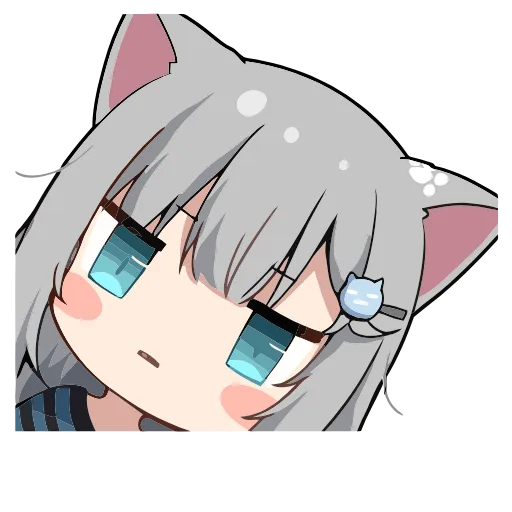 😐 Эмодзи «Nachoneko» для Telegram