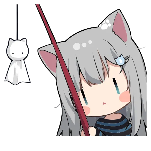 😐 Эмодзи «Nachoneko» для Telegram