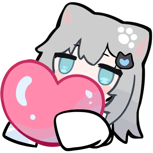 ❤️ Эмодзи «Nachoneko» для Telegram