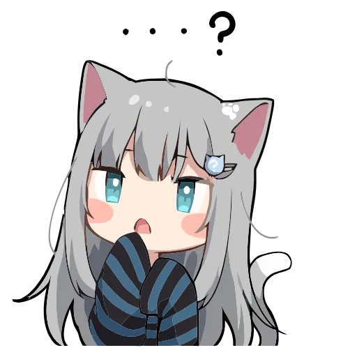 ❔ Эмодзи «Nachoneko» для Telegram