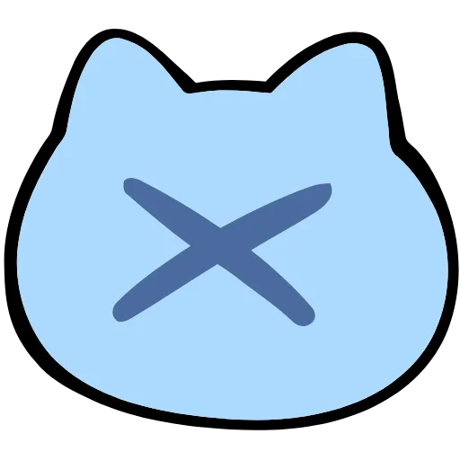 ❌ Эмодзи «Nachoneko» для Telegram