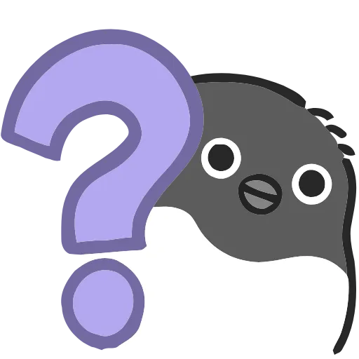 ❔ Эмодзи «() Penguin» для Telegram