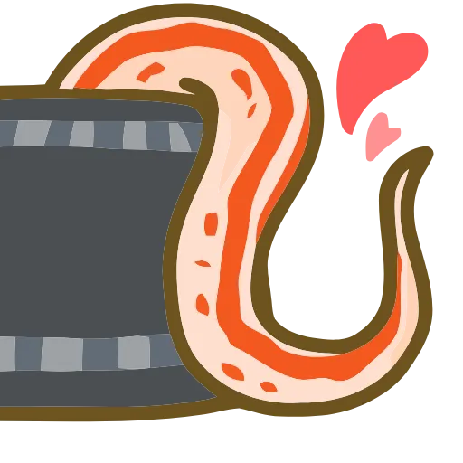 ❤️ Эмодзи «Reptiles» для Telegram