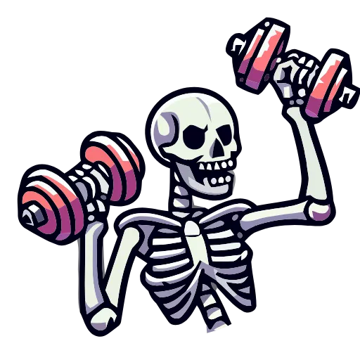 💀 Эмодзи «() Skeleton» для Telegram