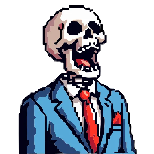 💀 Эмодзи «() Skeleton» для Telegram