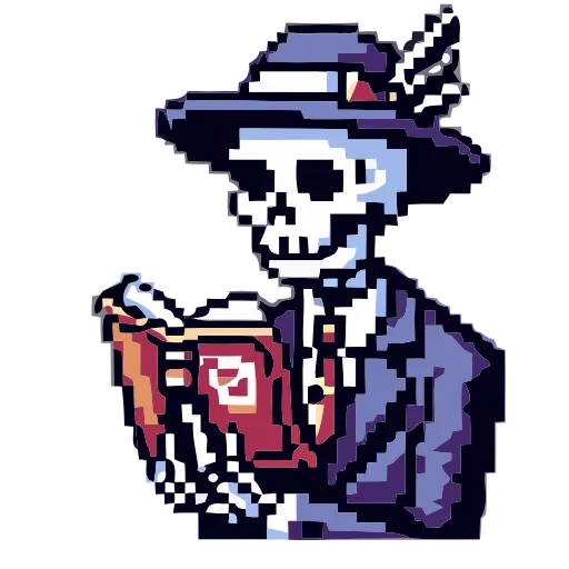 💀 Эмодзи «() Skeleton» для Telegram