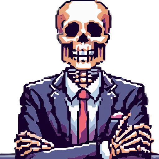 💀 Эмодзи «() Skeleton» для Telegram