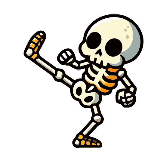 💀 Эмодзи «() Skeleton» для Telegram