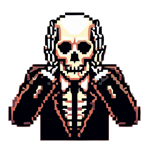 💀 Эмодзи «() Skeleton» для Telegram