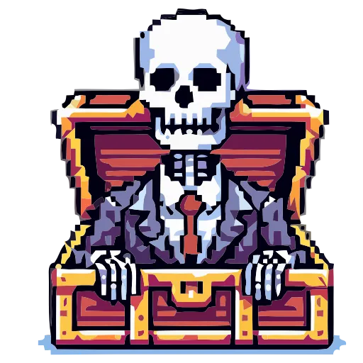 💀 Эмодзи «() Skeleton» для Telegram