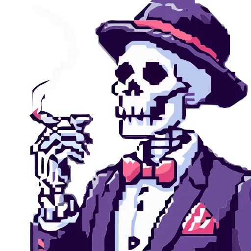 💀 Эмодзи «() Skeleton» для Telegram