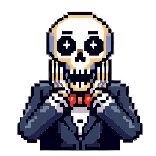 💀 Эмодзи «() Skeleton» для Telegram