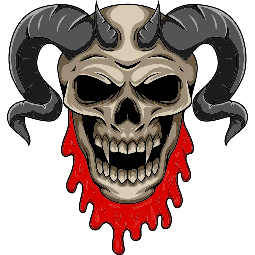 💀 Эмодзи «Skulls» для Telegram