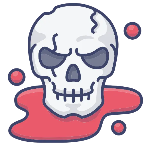 💀 Эмодзи «Skulls» для Telegram