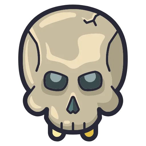 💀 Эмодзи «Skulls» для Telegram